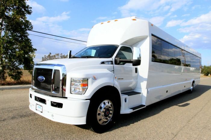 White party bus – Fort Collins limo service